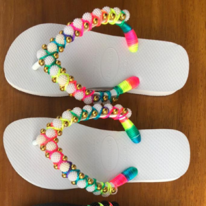 Chinela havaiana personalizada